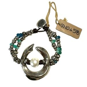 Uno de 50 bracelet with pearl